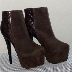 Boohoo Platform ankle bootie